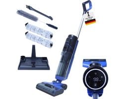 Sommertal W2 snoerloze stofzuiger | nat-droog stofzuiger | snoerloze stofzuiger | stofwisser | 0,5 uur looptijd | accessoires HEPA-filter, oplaadstation