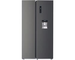 CHiQ FSS559NEI42D - Amerikaanse koelkast - 559 Liter - No Frost - 5.5 L Waterdispenser - Digitaal LED Display - Inverter Compressor - Snelvriezen tot -32℃ - 12 jaar garantie op compressor
