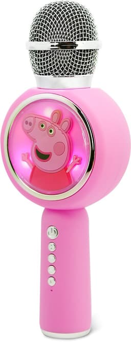 Peppa Pig - draadloze karaoke microfoon voor kinderen - oplichtend LED display - speaker - stemvervorming- draadloze karaoke microfoon - met lichteffecten - speaker - stemvervorming — thumbnail 4