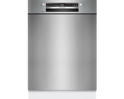Bosch SMU6ZCS10E - Serie 6 - Inbouwvaatwasser - Onderbouw - 60 cm - Geborsteld staal