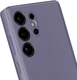 Avizar Leren etui Geschikt voor Samsung Galaxy S25 Ultra Display Venster Raamkaarthouder, Lavendel — thumbnail 5