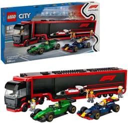 Lego City 60445 F1 Truck Met Rb20 En Amr24 Auto's Bouwstenen — thumbnail 2