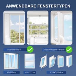 3-in-1 Mobiele airco - 7000 BTU - Draagbare airconditioner - 3-in-1 koelen, ventilator en luchtontvochtiger - geschikt voor ruimte tot 26 m² - Met afstandsbediening en 24-uurs timer - Led-display - Wit — thumbnail 10