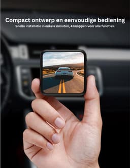 Dashcam voor Auto - Dual - Camerabewaking - Full HD - Zwart — thumbnail 5