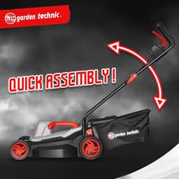 Grasmaaier 1500W met 37 cm Snijbreedte voor Efficiënt Grasland Onderhoud — thumbnail 3