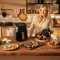 Cecotec 3-in-1 Airfryer XL - Airfryer, Grill en Smoker in 1 - 4.5 Liter - met Kijkvenster - DualHeat 3D Technologie - 10 Bakprogramma's - 2025 Model — thumbnail 5