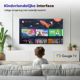 Horizon Smart TV 43 inch - 4K ULTRA HD LED Televisie - XT Line - Google TV WiFi - Voice Assistant - Frameless Slim Design — thumbnail 10