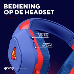 Trust GXT 415SM Zirox - Bedrade Superman Gaming Headset - voor PC, PS4, PS5, Xbox & Switch - Stereo - Superman Blauw — thumbnail 2