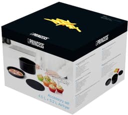 Princess 182012 Airfryer Accessoireset 10-delig - Accessoire voor heteluchtfriteuse - Grillrek - Pizzapan - Muffinset - Bakblik - Siliconen onderzetter - diameter 19,8 cm — thumbnail 14