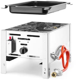 HENDI Compacte gasbarbecue – 5,8 kW – roestvast staal – 340x540x300 mm — thumbnail 4