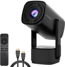 Lumistar® Ultra Mini Beamer - Alles-in-één Smart TV Projector - 2025 model - Android 11.0 - WiFi 6 & Bluetooth 5.2 - 4k Ondersteuning - Beamer - Inclusief Hdmi kabel - Home Cinema - 600 ANSI Lumen - Zwart — thumbnail 1
