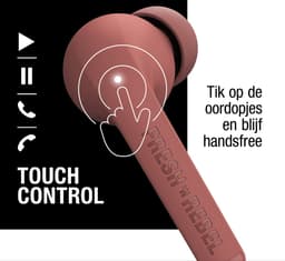Fresh 'n Rebel Twins Fuse - Draadloze Bluetooth Oordopjes – Oortjes met tip - 30 uur speelduur - Safari Red — thumbnail 2