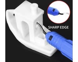 Trimmer/Mes/Schraper voor 3D Print Modellen - Geschikt voor PLA, ABS, PETG Materiaal - 3D Printer Tool - OXILO