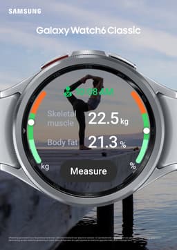 Samsung Galaxy Watch6 Classic - LTE/4G variant - Smartwatch - 43mm - Black — thumbnail 8