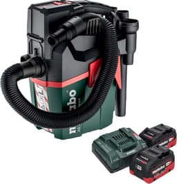 Metabo AS 18 L PC Compact accustofzuiger 18 V 6 l IPX4 stofklasse L nat en droog + 2x accu 8,0 Ah + oplader — thumbnail 3