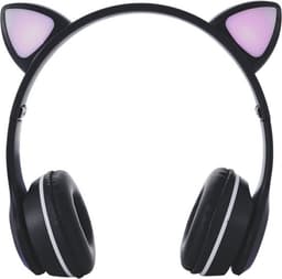 M.TK Draadloze Koptelefoon voor kinderen Zwart Kleur - Bluetooth Hoofdtelefoon 5 uur ononderbroken speeltijd - Kinder Hoofdtelefoon-Draadloze Koptelefoon - Zwart Kleur — thumbnail 1