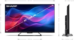 Sharp 43GR8265 Smart Google TV, geschikt voor Gamers dankzij de 144Hz techniek — thumbnail 3
