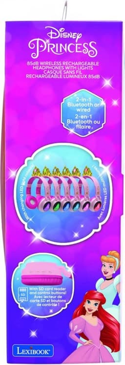Disney Princess Bluetooth -hoofdtelefoon met lichten — thumbnail 4