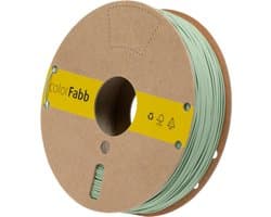 colorFabb Vibers Pla Pastel Green 3D-printerfilament - 2,85 mm - 750 g - Print soepel - Matte afwerking - CO₂-reductie materiaal