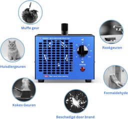 White-Label® Ozon Generator - Ozon Apparaat - Ozongenerator - Luchtreiniger - Lucht Verschoner - Lucht Sterilisatie - Blauw — thumbnail 5