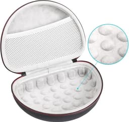 Koptelefoon Case - Harde Beschermhoes - Geschikt voor o.a. Bose, JBL, Sennheiser Beats, Beats by Dre - Witte binnenvoering - Koptelefoon Hoesje - opvouwbare koptelefoon - Koptelefoon Case - Koptelefoon Hoes - Beschermhoes - Draagtas — thumbnail 6