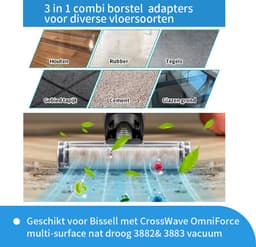 Replacements® onderdelen geschikt voor Bissell Crosswave Omniforce - 3882 en 3883- 5-delig — thumbnail 3