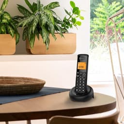 ApexArte® Huistelefoon - Senioren Telefoon Vaste Lijn - GSM - Zwart — thumbnail 2