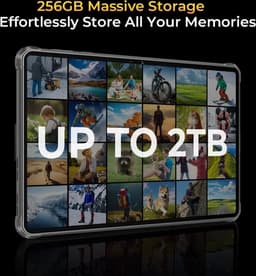 Tablet Oukitel RT8-OE/OL 11" MediaTek Helio G99 6 GB RAM 256 GB Oranje — thumbnail 4