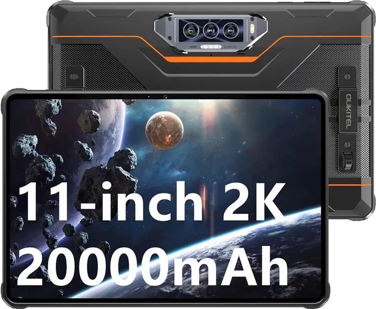 Tablet Oukitel RT8-OE/OL 11" MediaTek Helio G99 6 GB RAM 256 GB Oranje — afbeelding 1