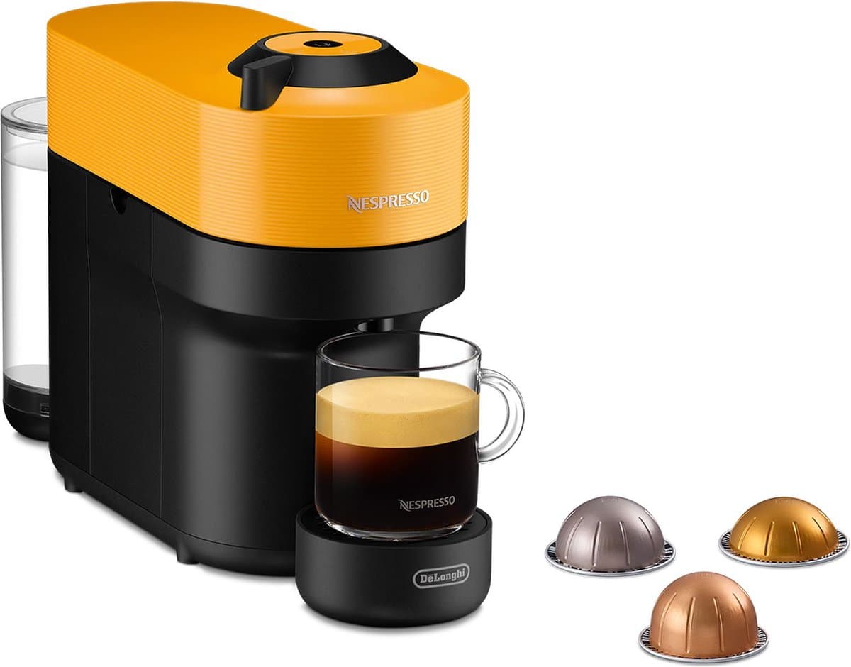 De'Longhi Nespresso Vertuo Pop ENV90.Y - Koffiecupmachine - Geel — afbeelding 1