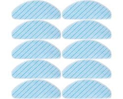 10Pcs Wasbare Reiniging Mop Doek geschikt voor Ecovacs Deebot T9 Serie T9 AIVI T9 PRO T9 MAX Onderdelen