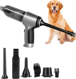 Mercadome® Mini Stofzuiger Auto - Vacuum cleaner - Handstofzuiger - Draadloos - Hoge zuigkracht - Oplaadbaar - Grijs — thumbnail 5
