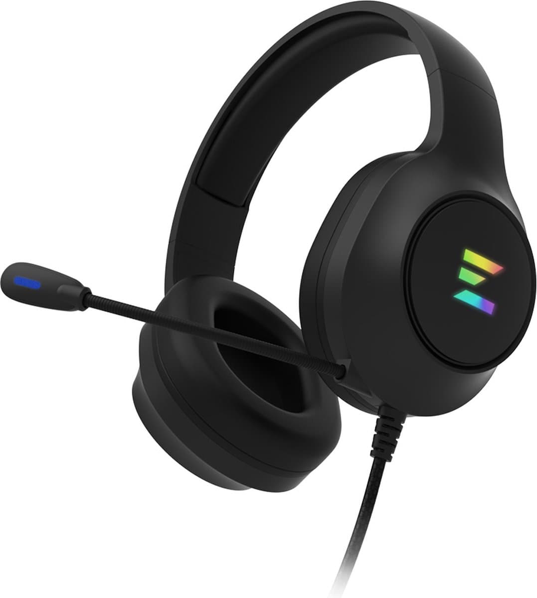 Zalman ZM-HPS310 BK hoofdtelefoon/headset Bedraad Hoofdband Gamen Zwart — afbeelding 1
