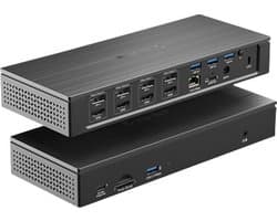Wavlink WL-UG69PD8 Pro USB-C dockingstation Geschikt voor merk: Universeel Geïntegreerde kaartlezer, Incl. laadfunctie - 4k@60Hz