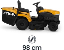 STIGA Zitmaaier - Benzine - 98 cm - mulchfunctie — thumbnail 2