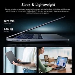 Zakelijke Laptop 14 Inch 2K IPS Scherm - AMD Ryzen 5 16GB RAM - 512GB SSD - Windows 11 - Lichtgewicht Notebook — thumbnail 1