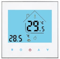 programmeerbare draadloze thermostaat AC605, temperatuurregelaar, afstandsbediening voor elektrische vloerverwarming.,,, compatibel — thumbnail 1
