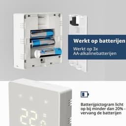 Slimme thermostaat met WiFi voor gasgestookte cv-ketels,Droog contact — thumbnail 5