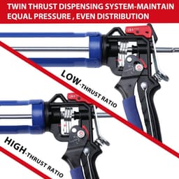 Professionele Caulking Gun met Verstelbare Drukverhouding — thumbnail 4
