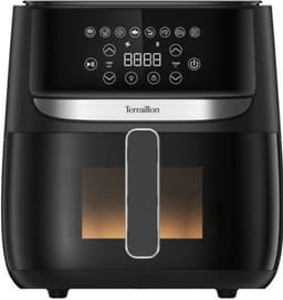 Air Fryer, 5,7 l, friteuse zonder olie, luchtfriteuse, 1700 W, slimme functie voor het wegen en aanpassen van de kooktijd, 8 programma's, 80 °C tot 200 °C, led-touchscreen — thumbnail 1