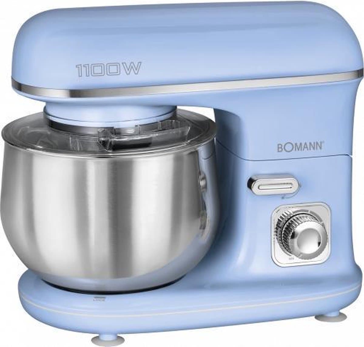 Bomann KM 6030 - Kneedmachine - Keukenmachine - 1100 watt - 5 liter - Blauw — afbeelding 1