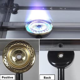 Gasfriteuse RVS - Friteuse met mand - Thuis frituren - Verstelbare vuurkracht - 11L of 22L - Zilver — thumbnail 4