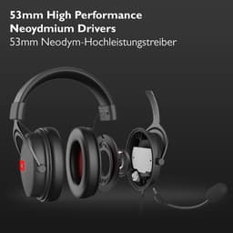 Headphones with Microphone Fury Fury Hellcat Blue Black — thumbnail 3