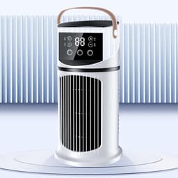 Draagbare Luchtkoeler - Persoonlijke Airco - Koelte Creëren - Met Led Nachtlampje - 640ml Reservoir - Meerkleurig — thumbnail 3