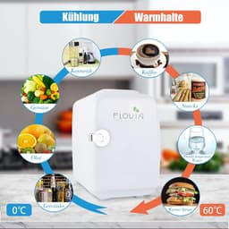 Mini Koelkast 4L - 2-in-1 Koelen en Warmhouden - 220V/12V - Draagbaar - Kantoor, Slaapkamer, Auto, Camping — thumbnail 5