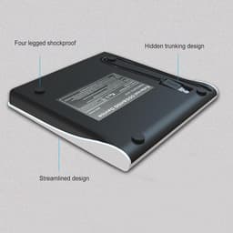 Externe Schijf - Draagbare Brander - Data Opslag - USB 3.0 Snelheid - 19.3 cm - Wit — thumbnail 4