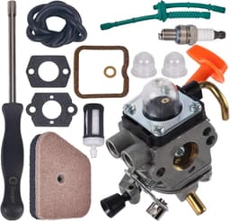 SnelShoppen - FS90R Carburetor voor FS110R FS130R FS100 KM130R FS130 FS90 KM90R KM90 FS110 KM110R HT100 HT101 Grasmaaier met Afstelgereedschap & Venti — thumbnail 1