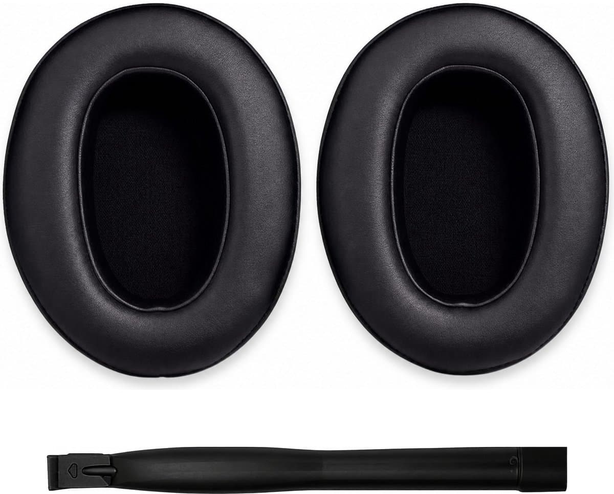 Set Oorkussens voor Sony Koptelefoon – XB900N Oorkussen – XB900N/WH-CH710N/WH-CH720N/WH-RF400/MDR-RF895RK - Kunstleer met Traagschuim — afbeelding 1
