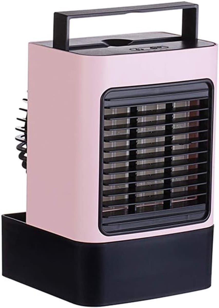 Persoonlijke Luchtkoeler - Draagbare Airco - Persoonlijke Verkoeling - 3-in-1 Functie - 13.6 x 20.8 cm - Roze — afbeelding 1