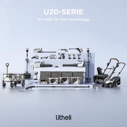 Accu Grasmaaier – Elektrische Grasmaaier – Draadloze Grasmaaier – Tuinmaaier – Gazonsnijder – Borstelloze Motor – 33 cm Maaibreedte, 4,0 Ah Accu, 30L Opvangbak, 25-65 mm Maaihoogte — thumbnail 1